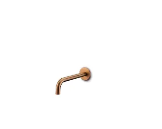 JEE-O Slimline Wandauslauf 90 für Waschtisch und Wanne, lang, bronze, 800-3814 800-3814