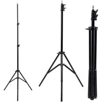 Maclean MC-163 Regulierbare Höhe 62-190 cm Beleuchtungsstativ Lampenstativ Stativbeine (Stativ für 12" Ringlicht Regulierbare Höhe)