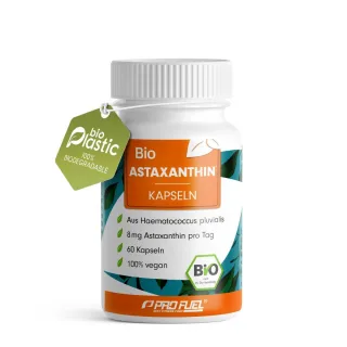 ProFuel Bio Astaxanthin | 60 Kapseln | Premium Algamo® Astaxanthin | hochdosiert | vegan