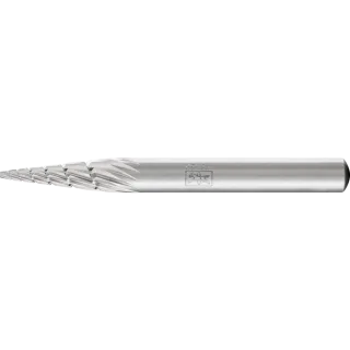 PFERD TOOLS HSS Frässtift Spitzkegelform G Z 3 universal mittel fein Spanbrecher - 22422736