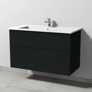 Sanipa 3way Keramik-Set Keramik-Waschtisch und Unterbau (SP324) SP3241V