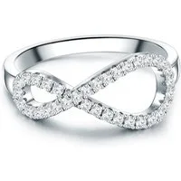Trilani Silberring silber, mit Zirkonia