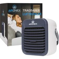 Aironex Tischventilator Tragbarer Luftkühler Pink – Kabelloser Luftkühler mit Wassertank, Luftbefeuchterfunktion – Luftkühler ohne Klimaanlage