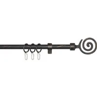 Good Life Gardinenstange Jana, Ø 13 mm, 1-läufig, ausziehbar, Fixmaß, verschraubt, Kunststoff, Metall