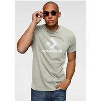 Converse T-Shirt Unisex GO-TO STAR CHEVRON LOGO STANDARD-FIT mit Rundhalsausschnitt, aus Baumwolle