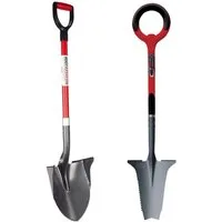 Root Slayer® Spaten Radius Wurzelspaten Mehrzweckschaufel, (Spar Set, 2-St., Wurzelspaten + Gartenschaufel), Multifunktionsspaten, Klinge mit Zähnen zum Schneiden der Wurzeln