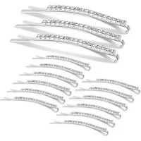 LuxusKollektion Haarnadeln Kristall Haarnadeln Strass Bobby Pin Metall Haarschmuck Damen Party