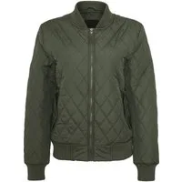 URBAN CLASSICS Allwetterjacke Urban Classics Damen Ladies Diamond Quilt Nylon Jacket (1-St)
