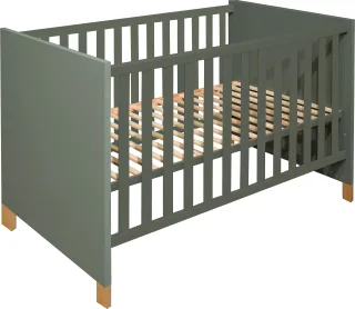 Mäusbacher Babybett Holzfüße, Holzgriffe