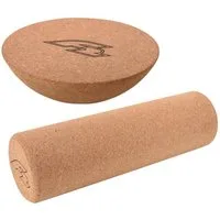 F2 Balanceboard F2 Set Balance Board Halbkugel 30x10cm + Korkrolle 33x9,5cm