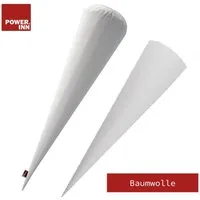 POWER INN Schultüte POWER INN® Schultütenkissen Baumwolle ca. 70 cm + Papprohling 70 cm