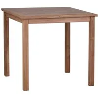 MiaMöbel Gartentisch, aus massivem Teakholz Honig