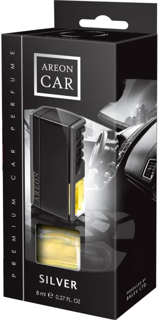 Original Areon LUX Silber Auto Parfüm Lufterfrischer Duftbaum für Lüftungsgitter