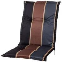 Sun Garden Sesselauflage Niederlehner Naxos 20536-800 schwarz-grau-braun 105x49x6 cm Sun Garden
