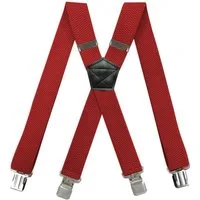 MIRROSI Hosenträger 4cm Breites X-Form mit extra Starken Clipverschluß (hoher Tragekomfort) Länge verstellbar für Damen und Herren