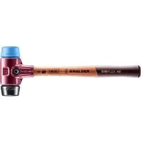 Gummihammer HALDER SIMPLEX Schonhammer Ø 40 mm Gummi / TPE-soft blau mit Tempergus