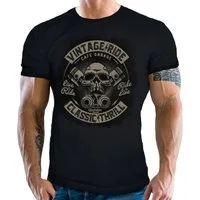 GASOLINE BANDIT® T-Shirt für Biker: Vintage Ride Classic Thrill