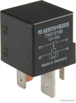 HERTH&BUSS Relais, Arbeitsstrom, 12 V, 60 A, 5 pins, Widerstand - 75613198