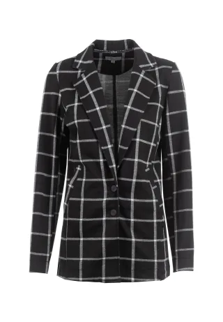 squesto - Sweatblazer Schwarz - Gr. - 40
