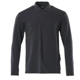 MASCOT Herren Manila Polo-Shirt, Langarm CROSSOVER Graphitblau Graphitblau XL - 50206-857-A88-XL