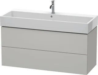 Duravit L-Cube Waschtischunterbau wandhängend Betongrau Matt 1184x459x544 mm - LC627900707 LC627900707