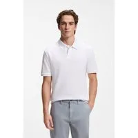 BOSS ORANGE Poloshirt Phoenix Regular Fit reine Baumwolle, Logostickerei