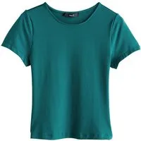 Next T-Shirt Weiches Kurzarmoberteil mit U-Ausschnitt (1-tlg)