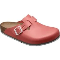 Birkenstock Damen Herren Boston Pro Hausschuhe Leder Pantoletten - Anatomischer Clog Zertifiziert EN ISO 20347:2043, Berufsschuhe für Medizin & Gastronomie