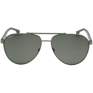 Hugo Boss Graugrüne Polarisierte Linse Matte Ruthenium Sonnenbrille