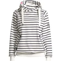 salzhaut Kapuzenpullover Damen Hoodie Sünn geringelt - Sweatshirt Pulli gestreift mit Kapuze