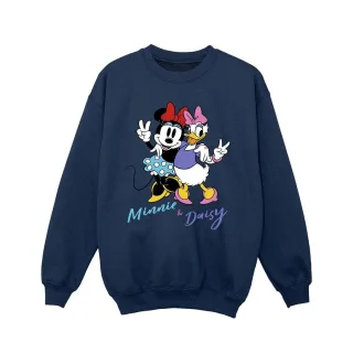 Disney - "Minnie Mouse And Daisy" Sweatshirt für Mädchen (Marineblau)