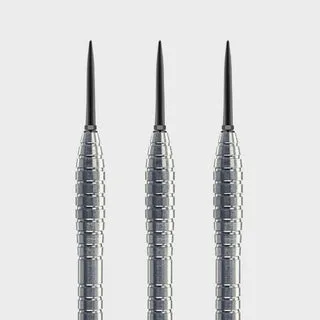 Steel Dart Barrel Tropfen Grip1 V1 - Silber / 21g
