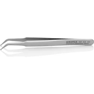 KNIPEX SMD Präzisionspinzette Edelstahl angewinkelt - 920101