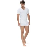 Mey Unterziehshirt Dry Cotton mit V-Ausshnitt und Halbarm