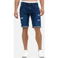 Indicode Jeansshorts Herren Caden Jeans Shorts Herrenshorts mit 5 Taschen, Denimstyle
