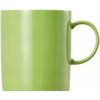 Thomas Porzellan Becher Sunny Day Apple Green Becher mit Henkel 0,3 l, Porzellan, Tassen