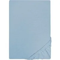 Biberna Spannbettlaken Leila, Jersey, Gummizug: rundum, (1 Stück), Bettlaken aus 100% Baumwolle, für Matratzenhöhen bis 22 cm