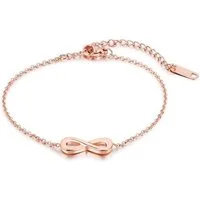 Kim Johanson Fußkette Infinity, aus Edelstahl
