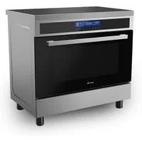 KKT KOLBE Elektro-Herd-Set Standherd Induktionsherd CC9001IND, mit Teleskop-Vollauszug, 90cm / Backofen / 4 Zonen / Flexzone / 9 Heizstufen / Grill / Touch
