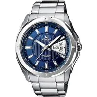 CASIO EDIFICE Quarzuhr EF-129D-2AVEF, Armbanduhr, Herrenuhr, bis 10 bar wasserdicht, Datum, Wochentag