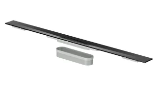 ACO ShowerDrain S+, Duschrinnenprofil Stripes - Black 100 cm, 9010.51.43 9010.51.43