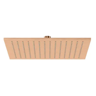 Herzbach LIVING SPA Slim-Regenbrause 300x300mm Copper Steel, 11.600300.2.39 11.600300.2.39