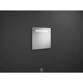 Burgbad Eqio Leuchtspiegel SIGP065PN258 65 x 60 x 2,6 cm, Melamin, horizontale LED-Beleuchtung