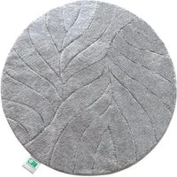 Floordirekt Badematte Maris, ausfranssicher, verschiedene Farben, aus weicher Mikrofaser, Höhe 30 mm, rutschhemmend beschichtet, fusselfrei, Polyester, Rund, 120cm Durchmesser, für Fußbodenheizung geeignet