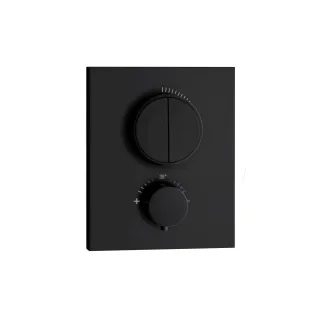 Herzbach DEEP BLACK PUSH Thermostat Unterputz, 23.803050.2.12 23.803050.2.12