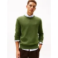 Tommy Hilfiger Rundhalspullover ESSENTIAL COTTON Crewneck Regular Fit Premium Mode