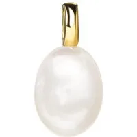 JEVELION Kettenanhänger Perlen Anhänger 585 Gold (Goldanhänger, für Damen), Schmuckanhänger- Made in Germany