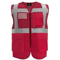 korntex Warnweste Multifunkitons-Warnweste Mesh Multifunction Vest