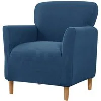 Agger Relaxsesselhusse Sesselhusse Bezug, Sessel Überzug mit Armlehnen – Dehnbarer, Sesselbezug Stretch aus Weichem Strickstoff, Waschbarer Bezug
