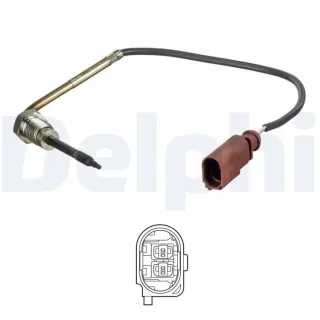 Delphi Abgastemperatursensor VW Touareg 3,0 TS30180